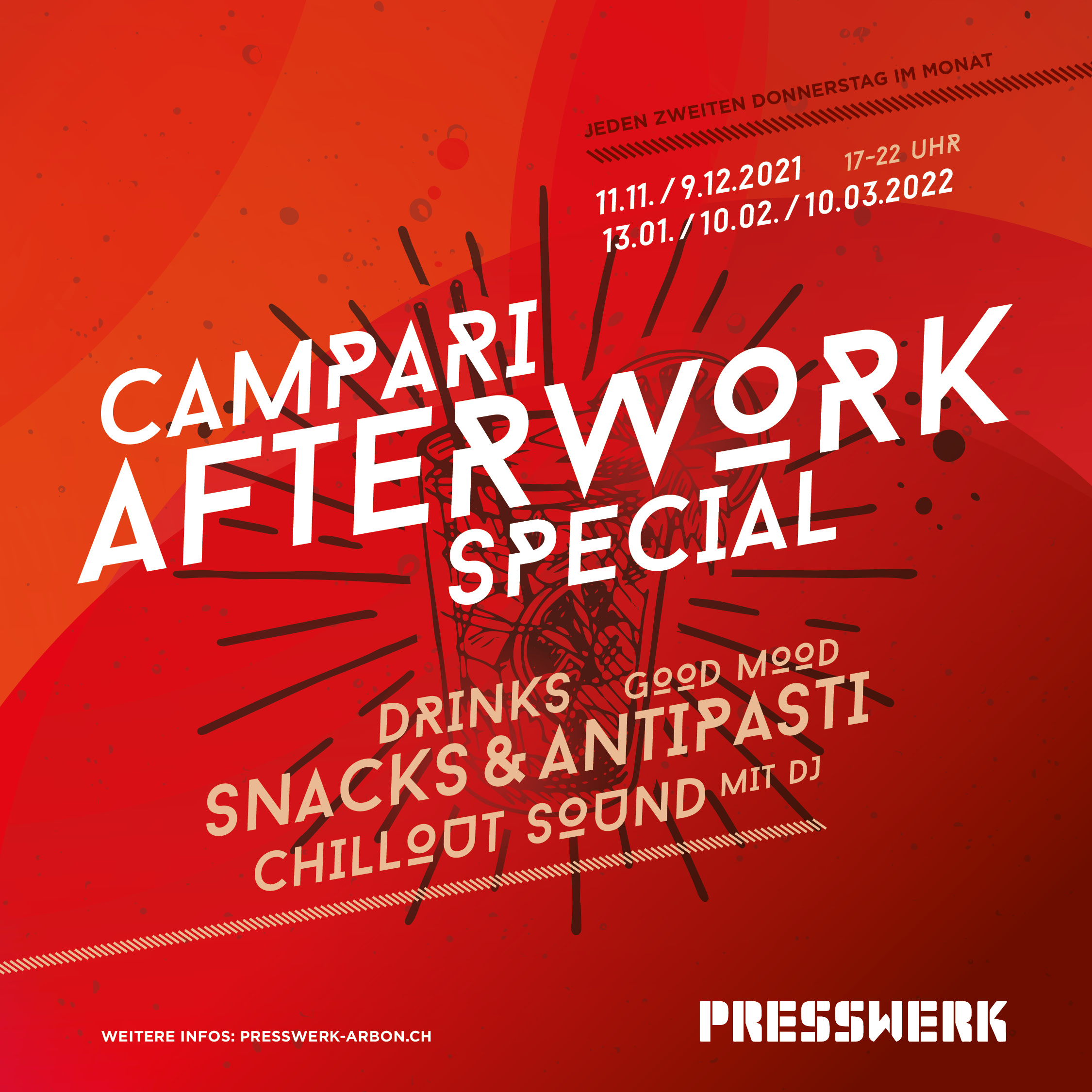 Campari Afterwork Special Presswerk Arbon